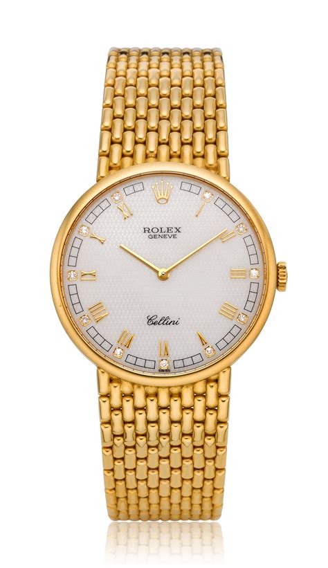 rolex cellini gold ebay|Rolex men's cellini 18k gold.